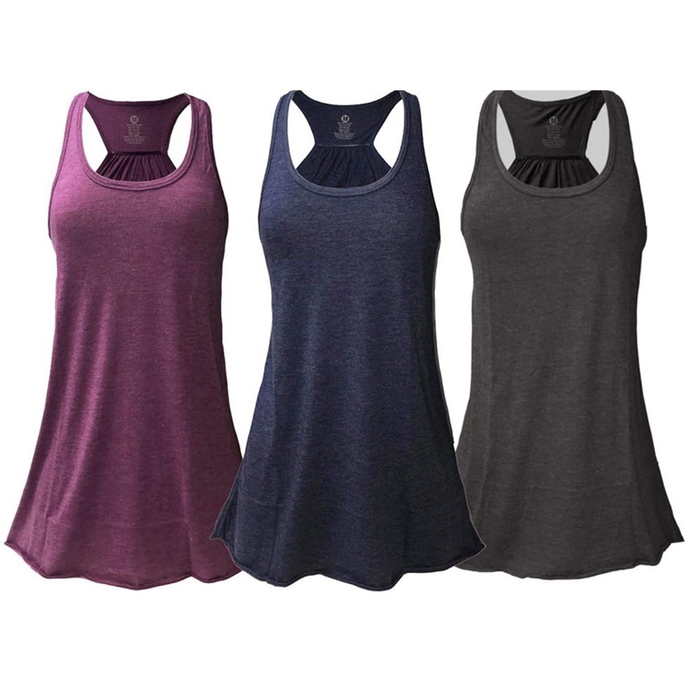 Pack of 3 Epic Emma Gear Racerback Tank Tops